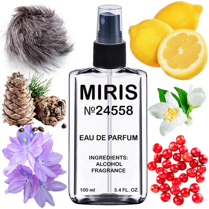 MIRIS Eau de Parfum 100ml front view with floral design