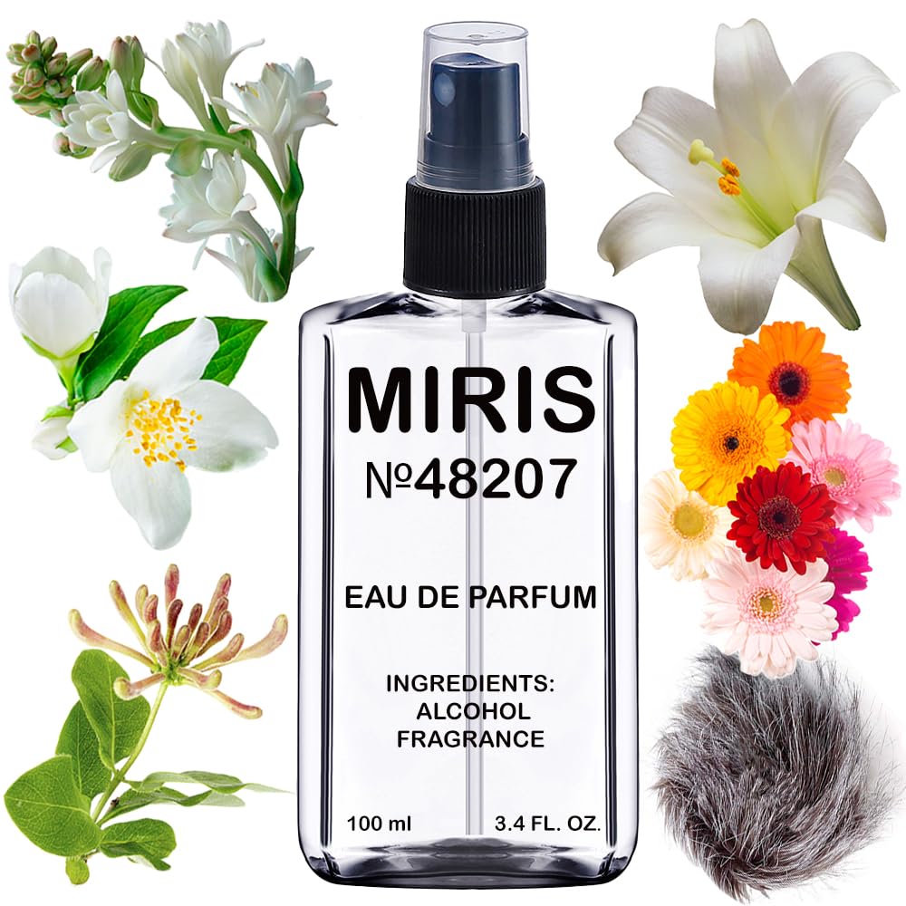 MIRIS Eau de Parfum 100ml front view with floral design