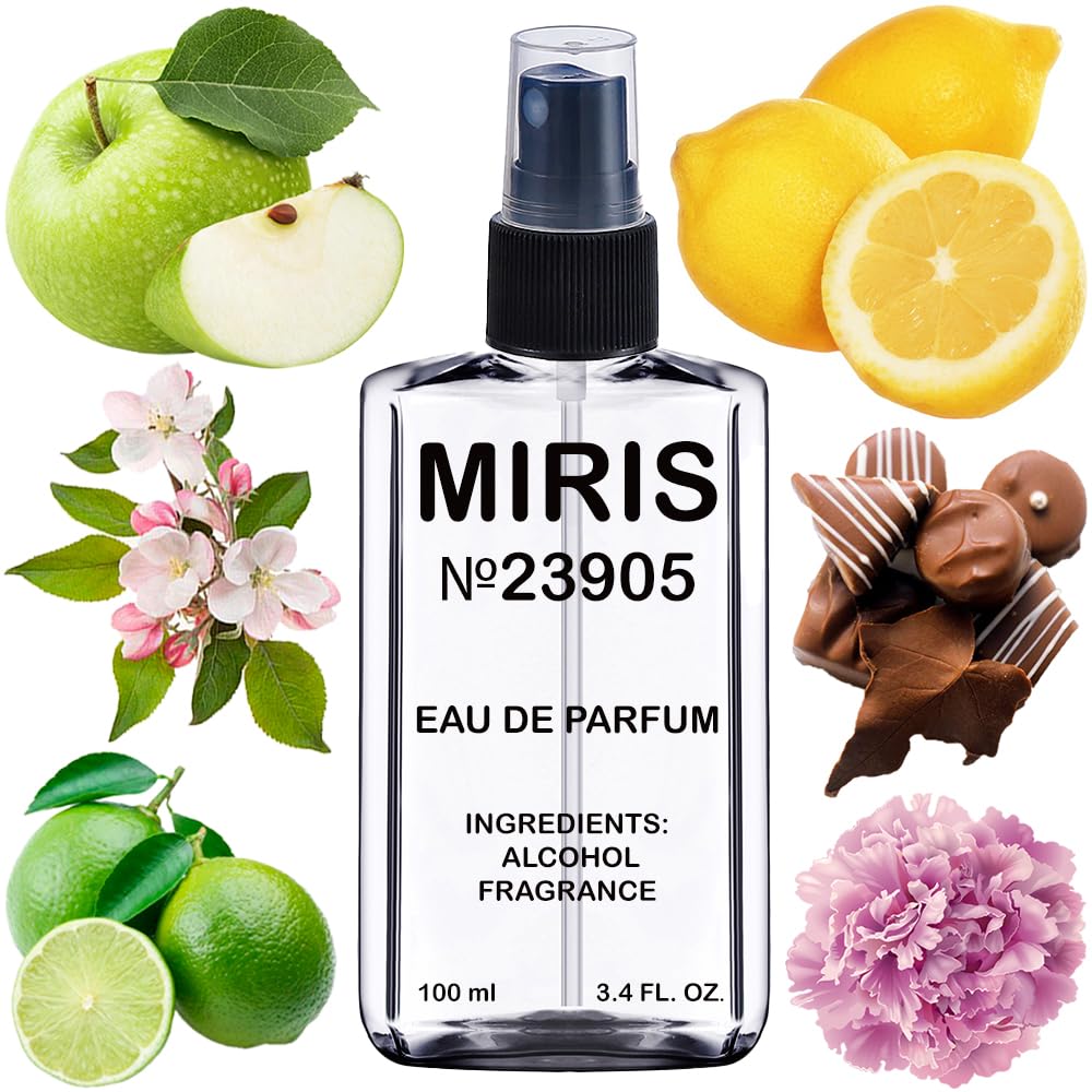 MIRIS Eau de Parfum 100ml front view with floral design