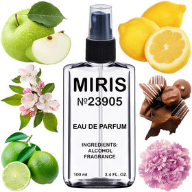 MIRIS Eau de Parfum 100ml front view with floral design