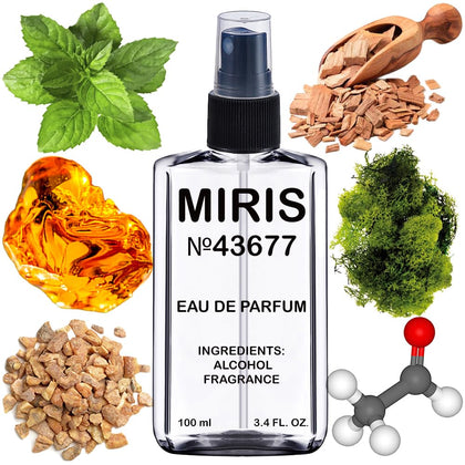 MIRIS Eau de Parfum 100ml front view with floral packaging