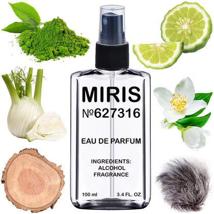 MIRIS Eau de Parfum 100ml front view with woody scent