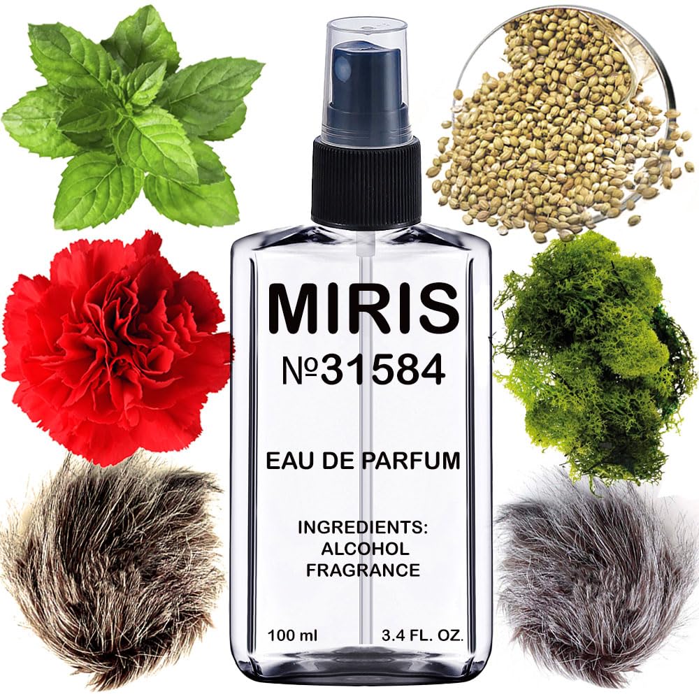 MIRIS Eau de Parfum 3.4 Fl Oz front view with recyclable bottle