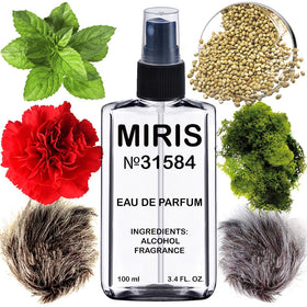 MIRIS Eau de Parfum 3.4 Fl Oz front view with recyclable bottle