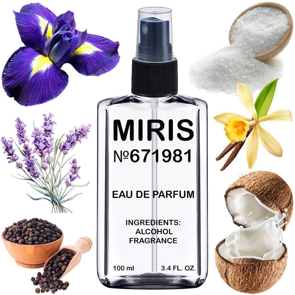 MIRIS Eau de Parfum for Men 3.4 Fl Oz front view