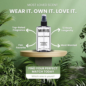 MIRIS Eau de Parfum for Men fragrance notes