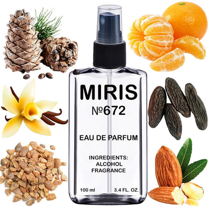 MIRIS No. 672 Eau de Parfum for Men 100ml front view