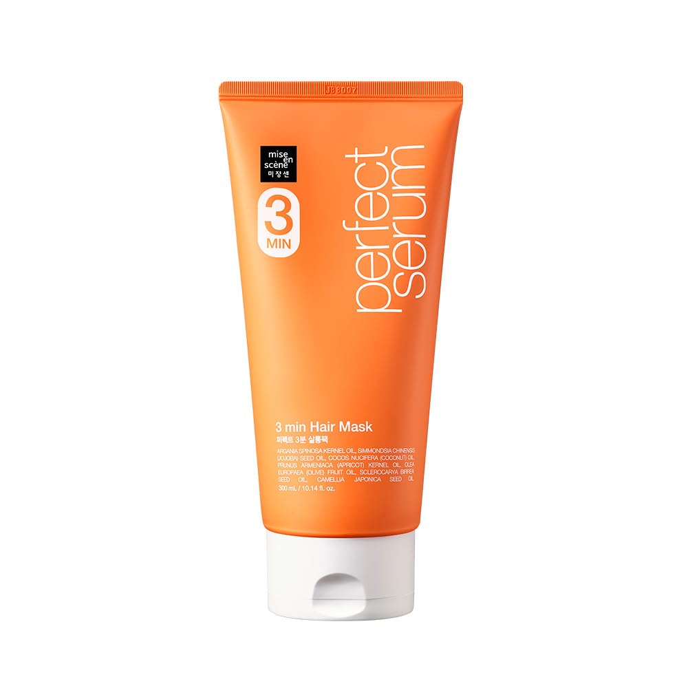 Mise En Scene 3 Min Korean Hair Mask front view with floral design
