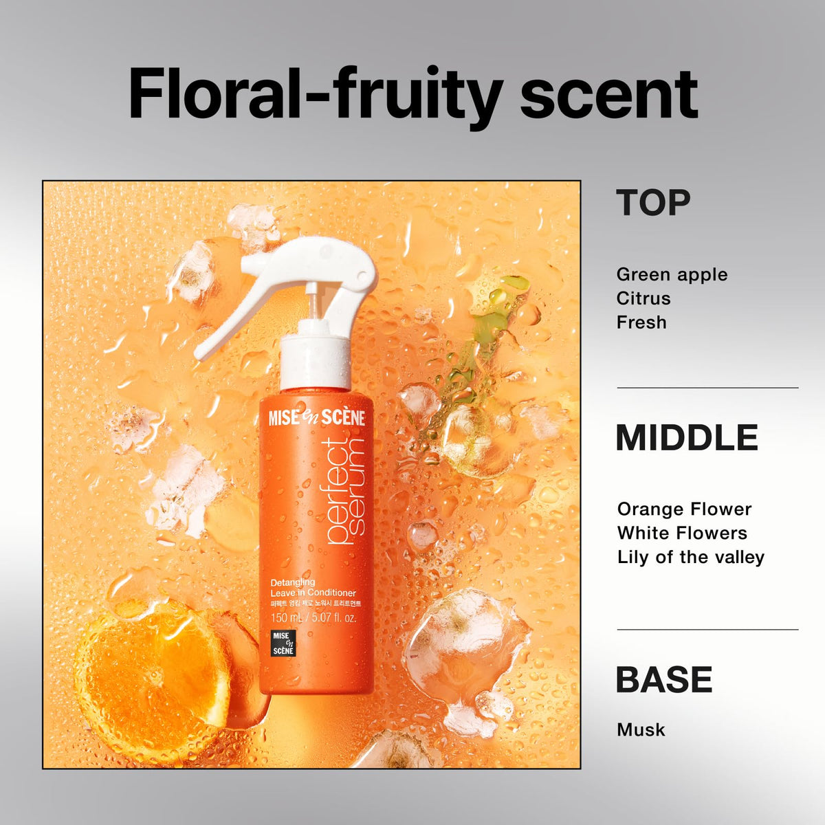Mise En Scene Hair Mist 150ml with Moroccan Argan Oil background