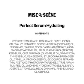 Mise En Scene Perfect Hydrating Serum packaging details