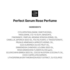 Mise En Scene Perfect Rose Perfume Serum showing texture on skin