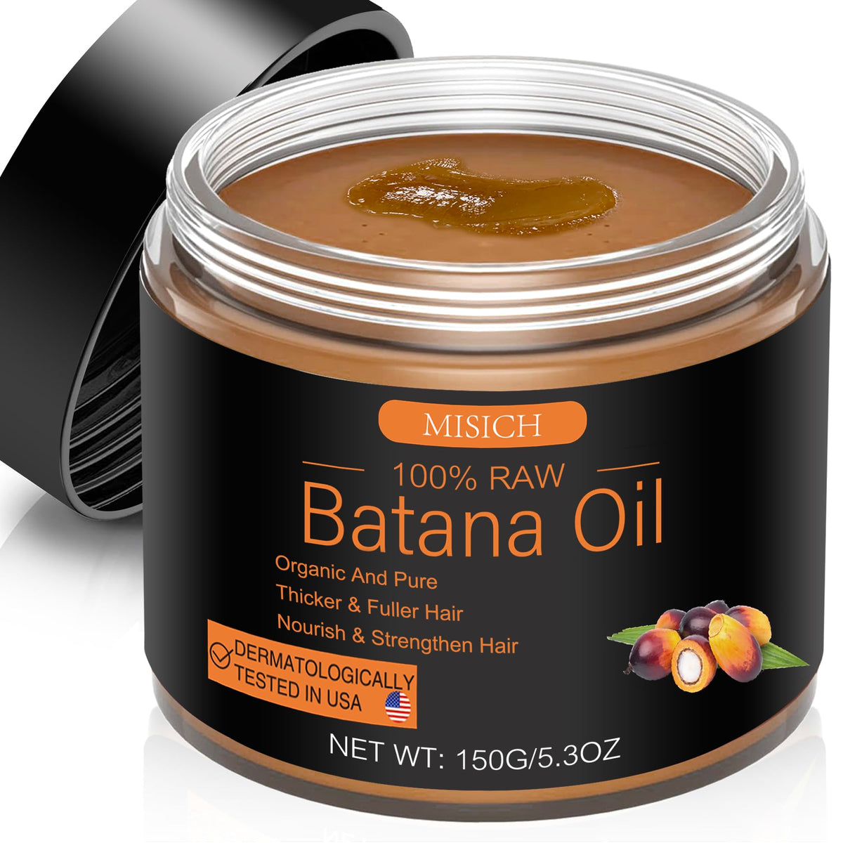 MISICH Raw Batana Oil 5.3 oz front view
