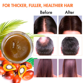 MISICH Raw Batana Oil application on hair