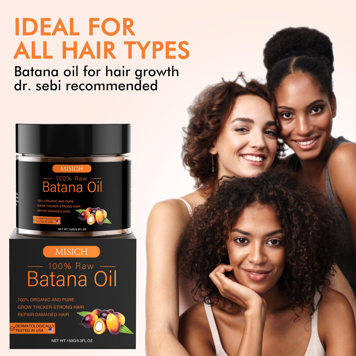 MISICH Raw Batana Oil showing rich texture