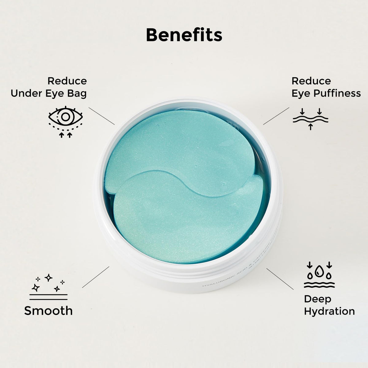 misoli Under Eye Patches on a skincare table