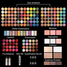 MISS ROSE M makeup kit including mascara and eyeliner