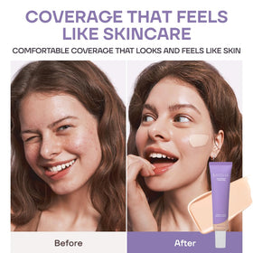 MISSHA M Perfect Cover Serum BB Cream No.17 Fair with makeup tools