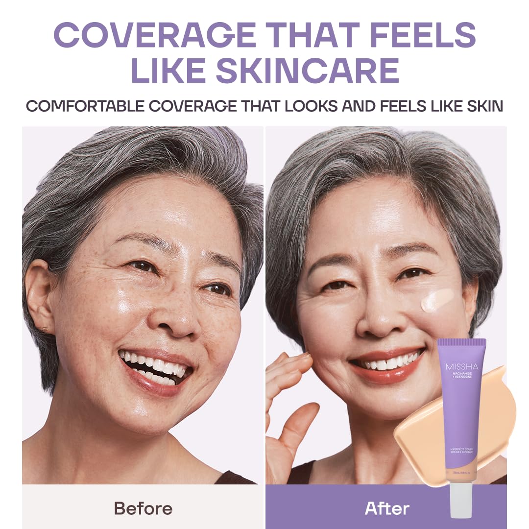MISSHA M Perfect Cover Serum BB Cream No.19 Ivory application