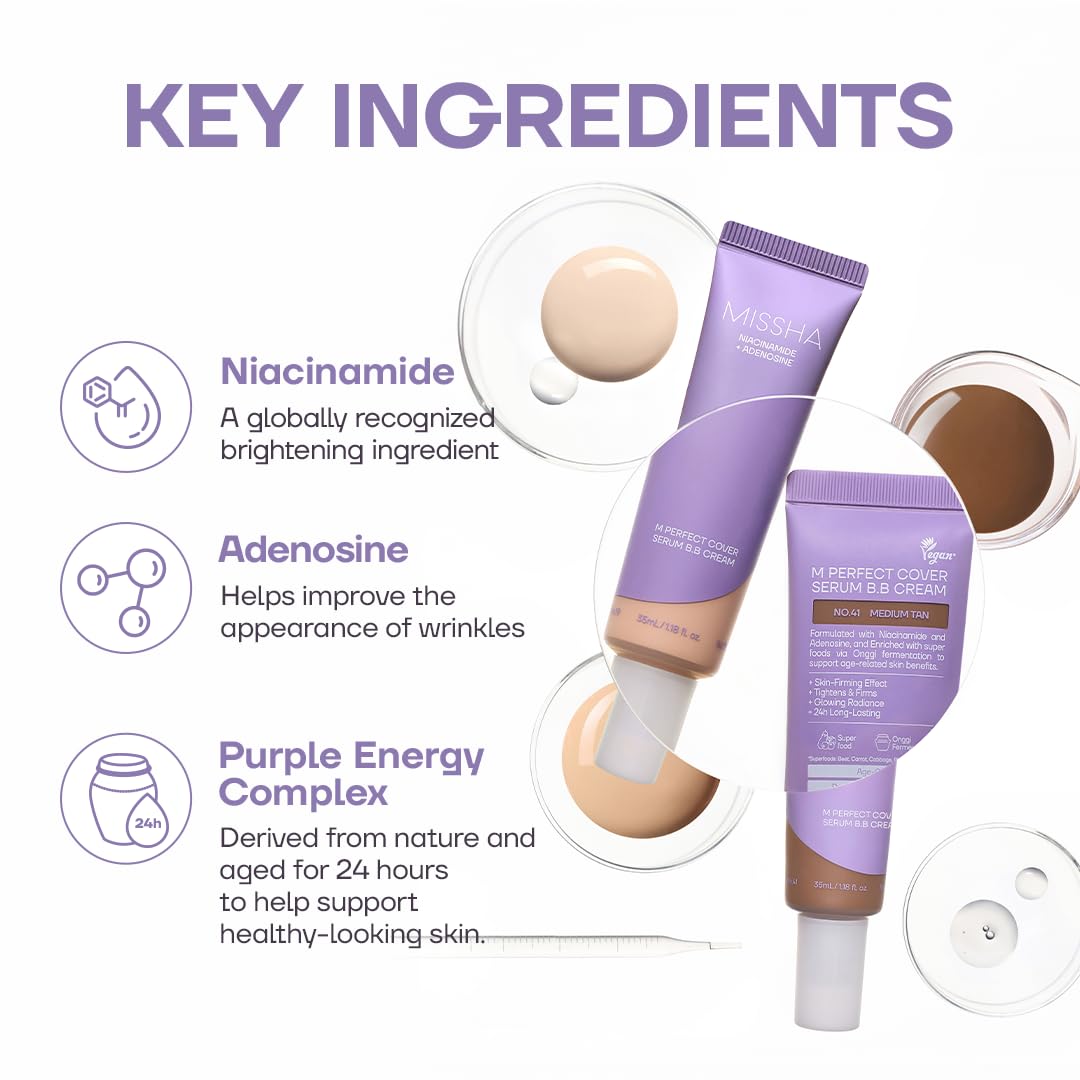 MISSHA M Perfect Cover Serum BB Cream No.23 Natural Beige in packaging