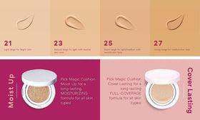 MISSHA Magic Cushion Foundation 2 Pack back view with product details