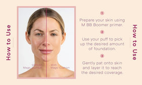 MISSHA Magic Cushion Foundation 2 Pack open showing foundation cushion