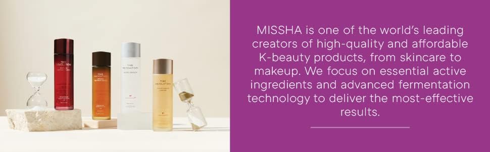 MISSHA Time Revolution The First Essence 5X application on skin