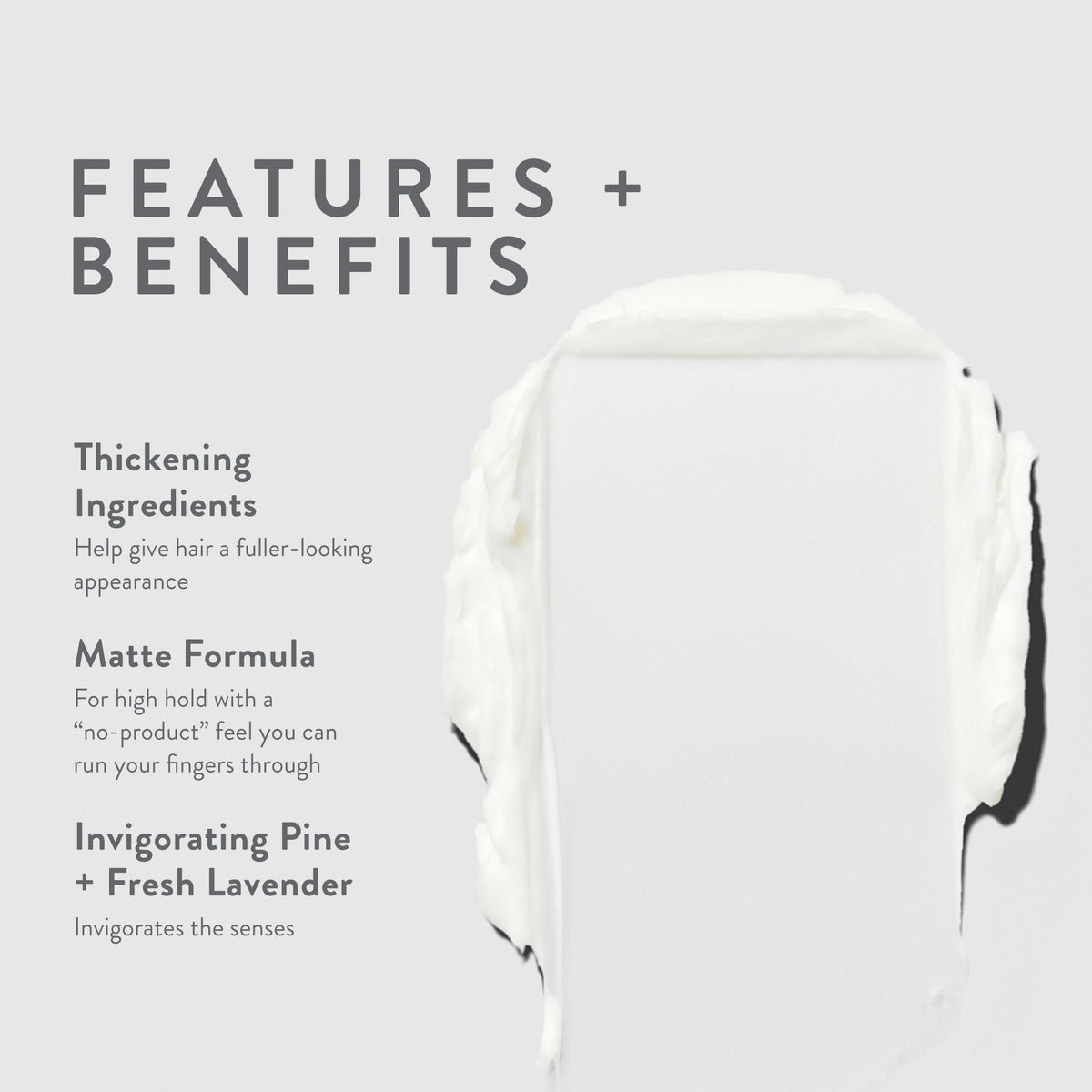 MITCH Reformer Texture Cream back view showing ingredients