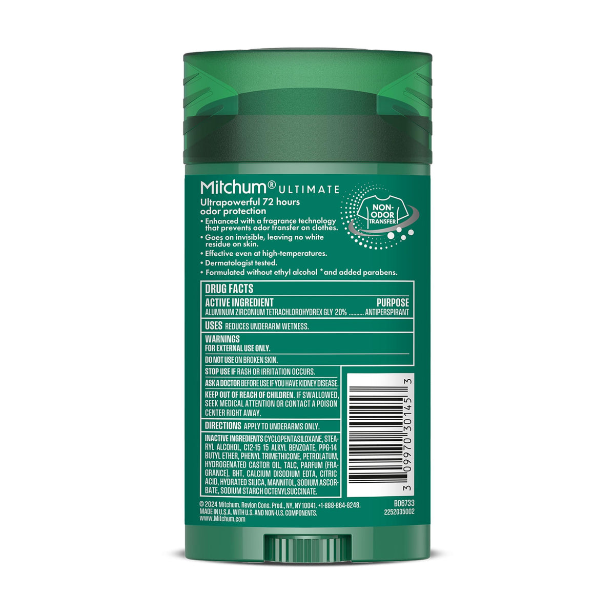 Mitchum 72H Antiperspirant Deodorant group shot