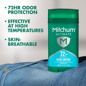 Mitchum 72H Odor Protection Antiperspirant back view