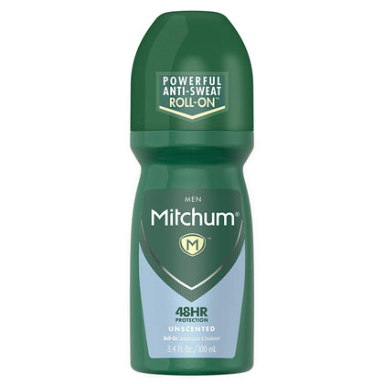 Mitchum Anti-Perspirant Deodorant Roll-On unscented front view