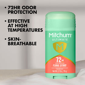 Mitchum Women Antiperspirant Deodorant 72H Protection Floral Citrus packaging