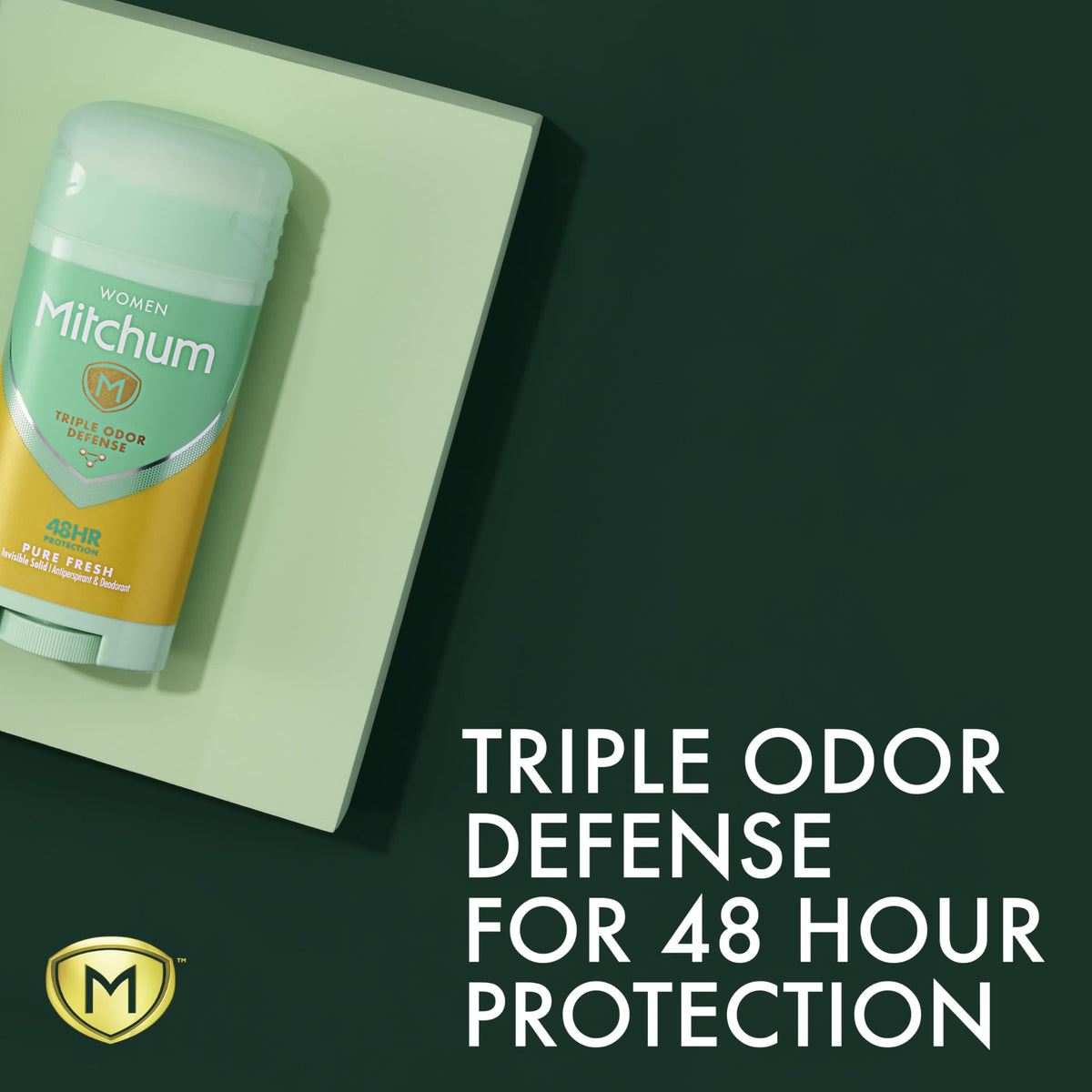 Mitchum Women Antiperspirant Deodorant Pure Fresh side view