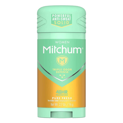 Mitchum Women Triple Odor Defense Antiperspirant front view