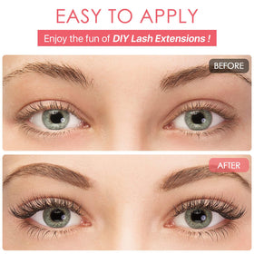 Miuffue Eyelash Glue 18g compact design in cosmetic bag