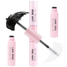 Miuffue Eyelash Glue 18g front view with spiral brush