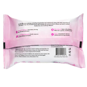 mivida Makeup Remover Wipes in use on a model