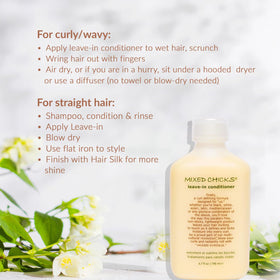 Mixed Chicks Curl Defining Leave-In Conditioner 6.7 fl. oz. texture close-up