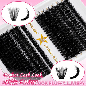 Mixed length cluster lashes in the RITALASH kit