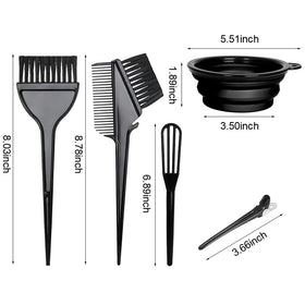 Mixing bowl and large brush from MOONMINI Hair Dye Set