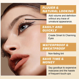 Mixing brush included in WEILNELL Eyelash & Eyebrow Color Kit