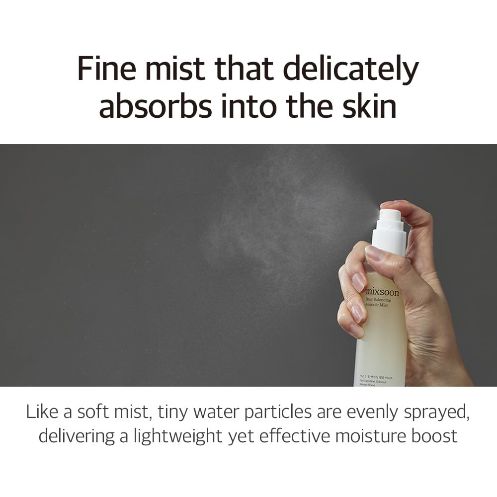 mixsoon Bean Balancing Ampoule Mist 100ml packaging details