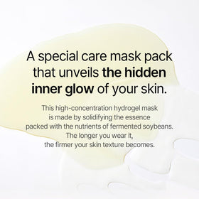 mixsoon Bean Collagen Hydrogel Mask lifestyle scene with user