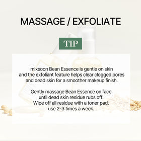 mixsoon Bean Essence Mini 20ml on a bathroom counter