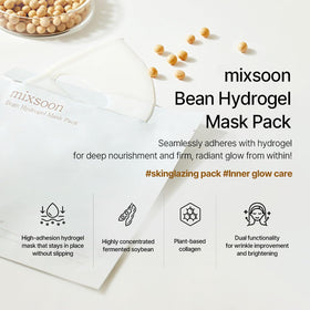 mixsoon Hydrogel Collagen Mask close-up of the sheet