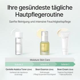 mixsoon Pure Glow Essentials Set displayed with natural ingredients