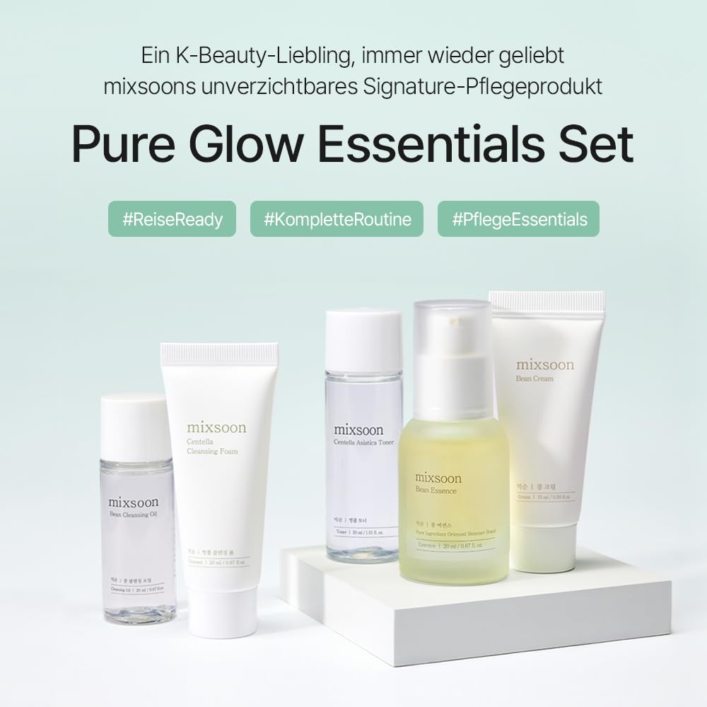 mixsoon Pure Glow Essentials Set packaging front view