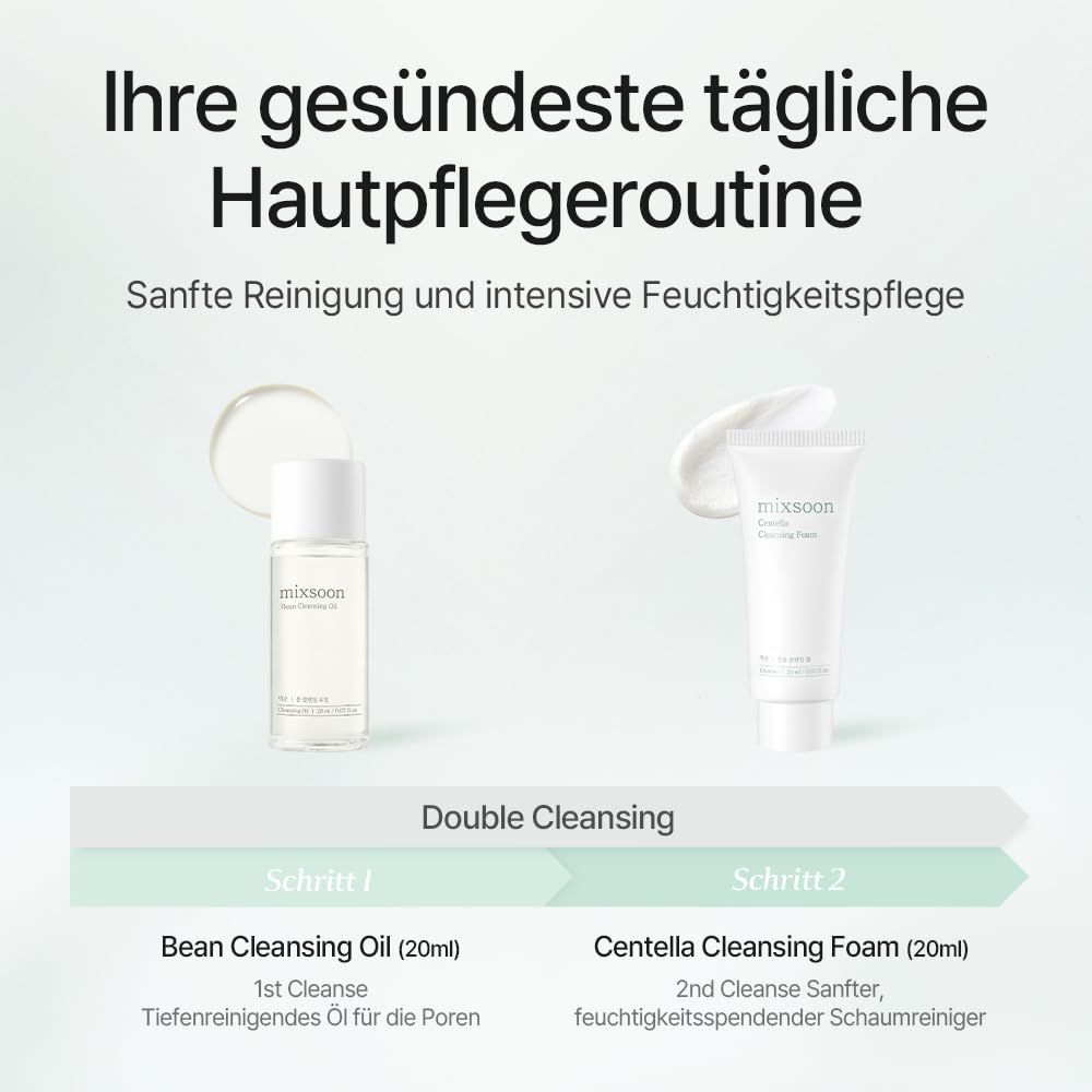 mixsoon Pure Glow Essentials Set travel-friendly product sizes