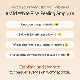 mixsoon White Rice Peeling Ampoule 100ml ingredients list