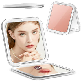 MIYADIVA Compact Mirror front view with 30X magnification