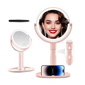 MIYADIVA Makeup Mirror front view with lights